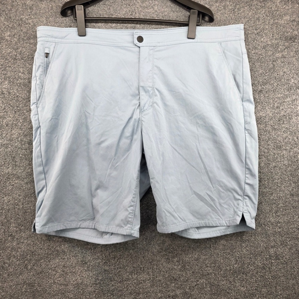 Alaskan Hardgear Duluth Trading Co Mens 42 Light Blue Utility Hiking Shorts Mesh
